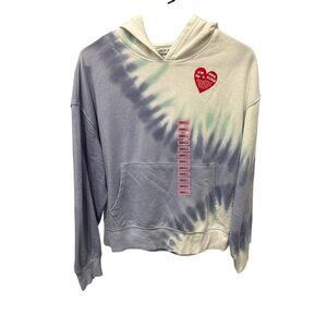 Wildfox NWT White Lilac Tie-Dye Hoodie SZ Small